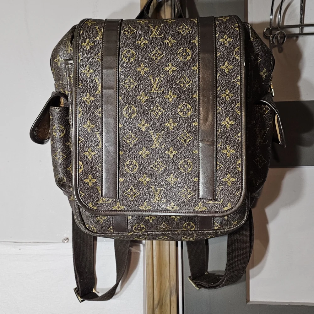 🌼SALE🌼Designer Inspired Monogram Canvas Backpack- EUC - Picture 5 of 12